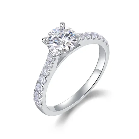 1 Carat Lab Grown Diamond Ring