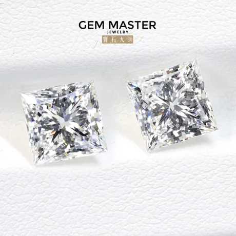 2 carat princess cut lab grown diamond 2