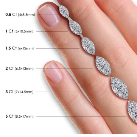 3 Carat Lab Grown Marquise Diamond 2