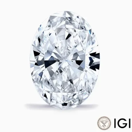 3 Carat Oval Lab Grown Diamond