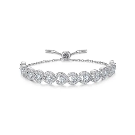 Heart Moissanite Bracelet