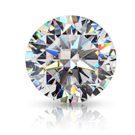 Round Cut Moissanite Diamond