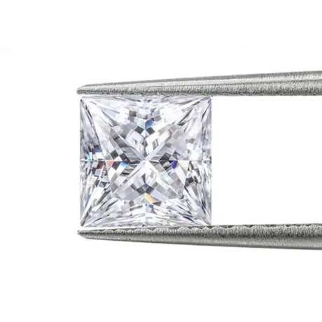 Princess Cut Moissanite-GRA Certified
