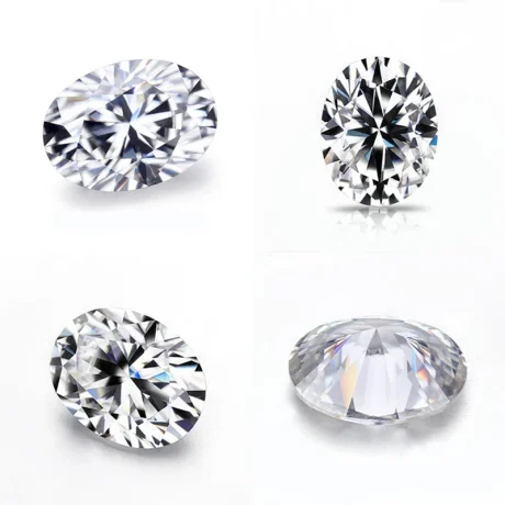 Oval Cut Moissanite-10 Carat