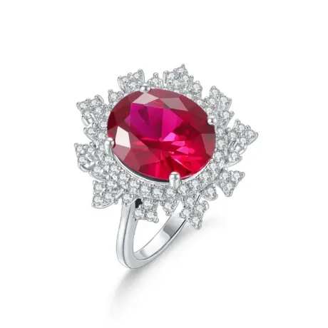 6.5 Carat Lab Created Ruby Ring