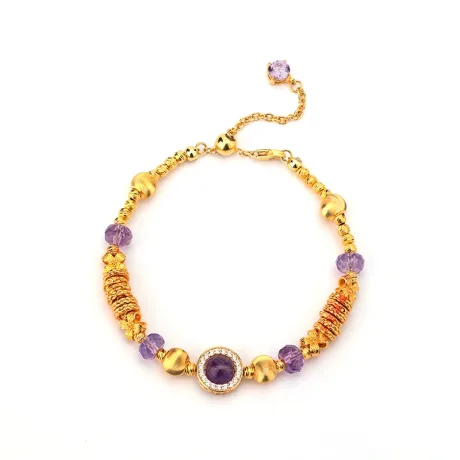 Amethyst Crystal Bracelet