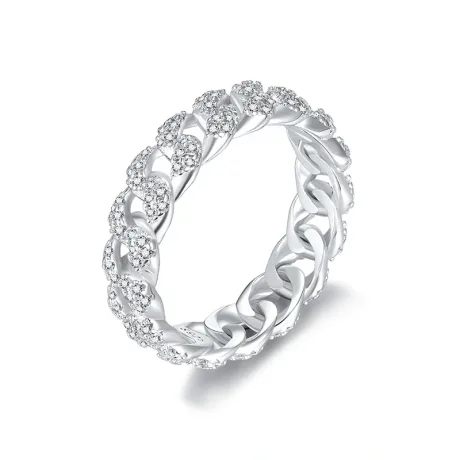 Cuban Chain Ring-Silver