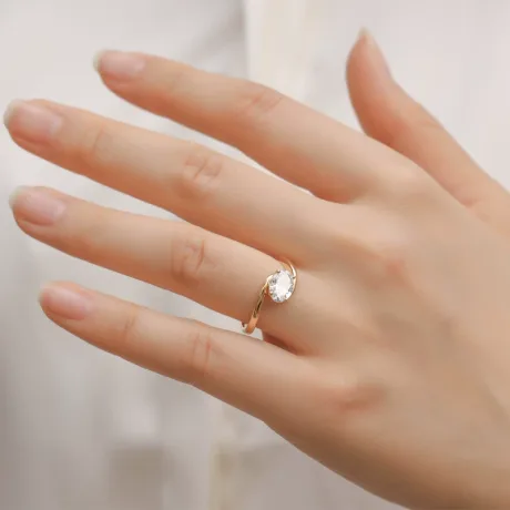 Custom Lab Grown Diamond Engagement Ring 2
