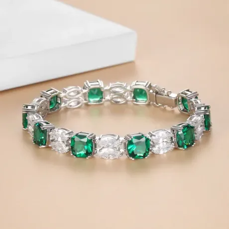 Emerald Birthstone Bracelet-May