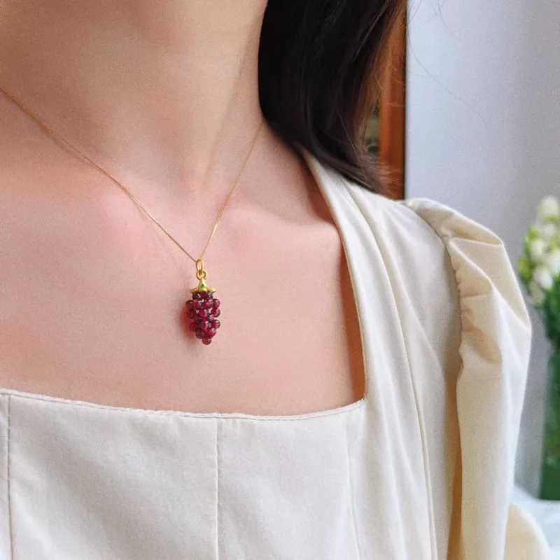 Grape Garnet Necklace 4