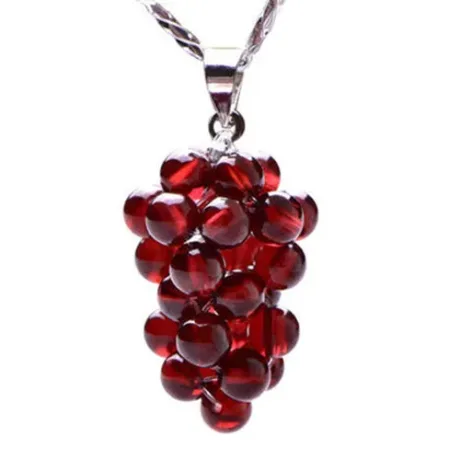 Grape Garnet Necklace