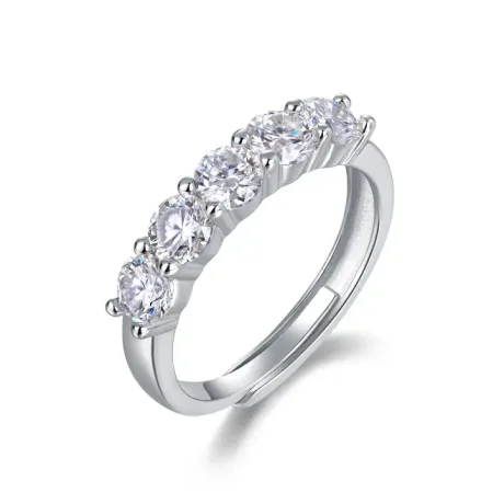 Lab Grown Diamond Engagement Ring-925 Silver
