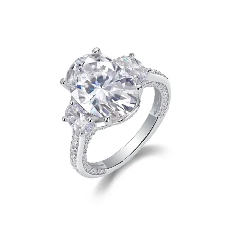 Moissanite Engagement Ring