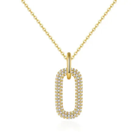 Moissanite Letter O Pendant