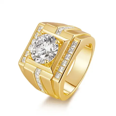 Moissanite Mens Rings