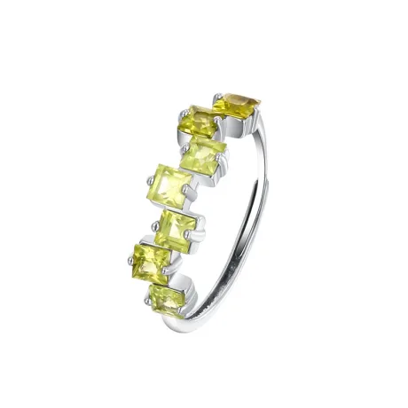 Peridot Silver Ring